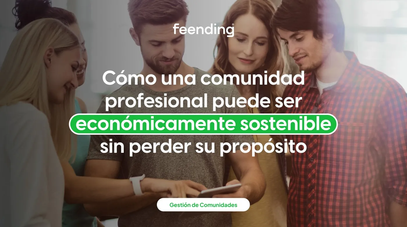 How a professional community can be economically sustainable without losing its purpose
