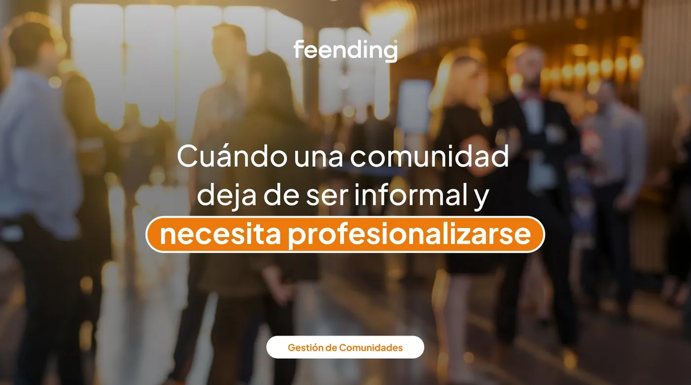 When does a community stop being informal and need to professionalize?