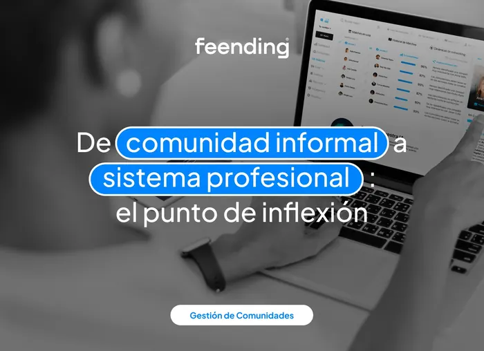 From informal community to professional system: the turning point