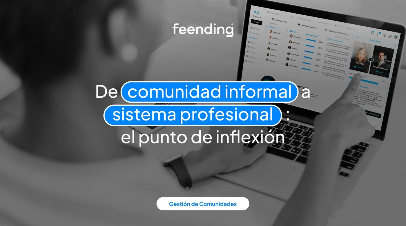 From informal community to professional system: the turning point