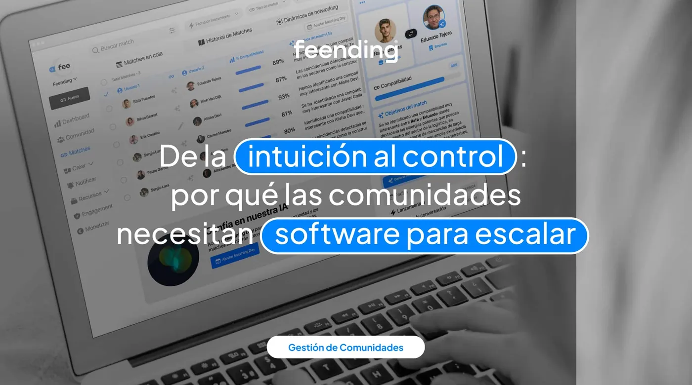 From intuition to control: why communities need software to scale